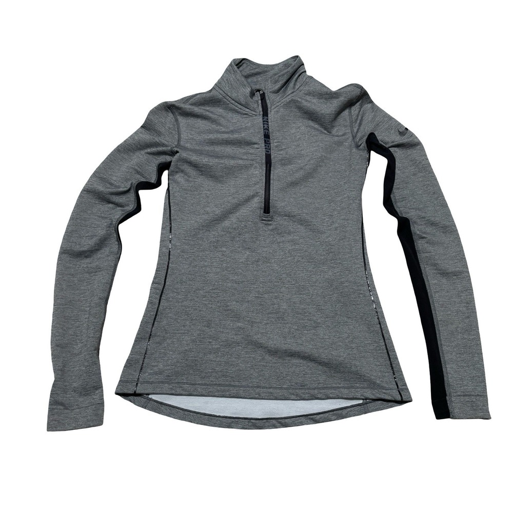 Nike Pro Hyperwarm Half-Zip Long Sleeve Performance Pullover *Flawed* Size Small